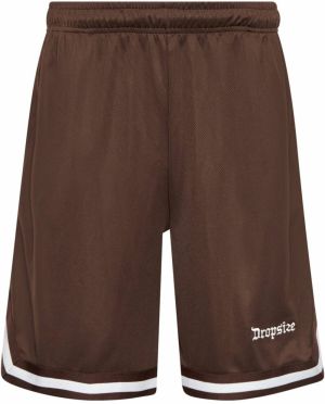 Dropsize Nohavice  hnedá / biela