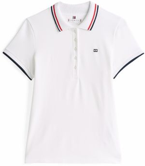 TOMMY HILFIGER Tričko  námornícka modrá / tmavočervená / biela