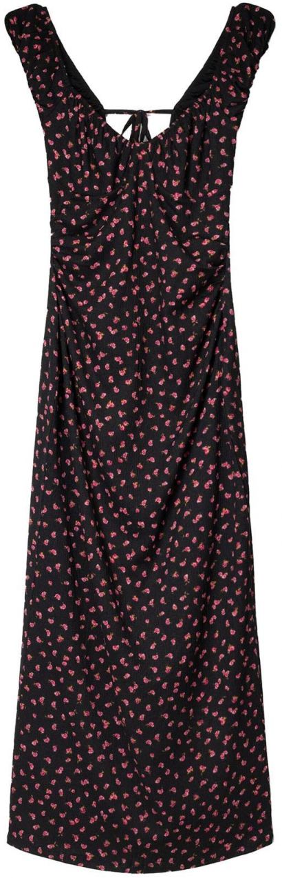 Bershka Letné šaty  kaki / ružová / svetloružová / čierna