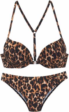 Bruno Banani Bikiny  béžová / hnedá / čierna