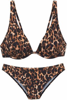 Bruno Banani Bikiny  svetlobéžová / hnedá / čierna