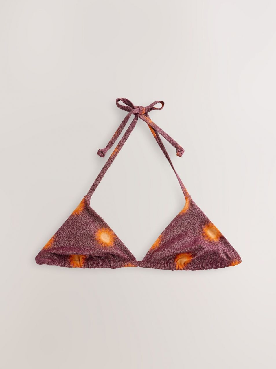 Next Bikinový top  oranžová / svetlooranžová / burgundská