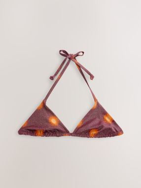 Next Bikinový top  oranžová / svetlooranžová / burgundská