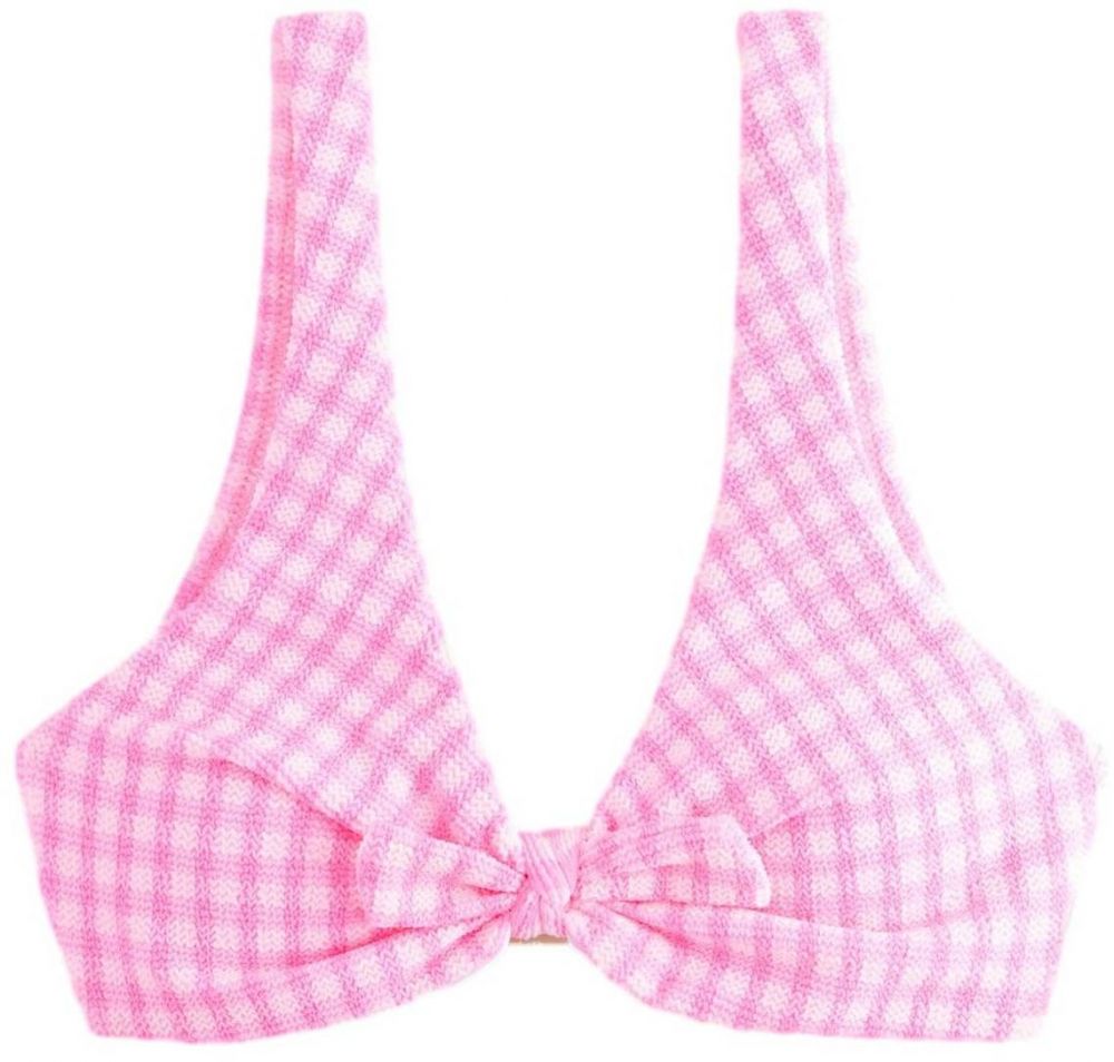 Next Bikinový top  ružová / biela
