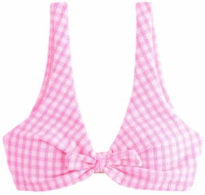 Next Bikinový top  ružová / biela