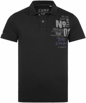 CAMP DAVID Tričko  námornícka modrá / sivá / čierna