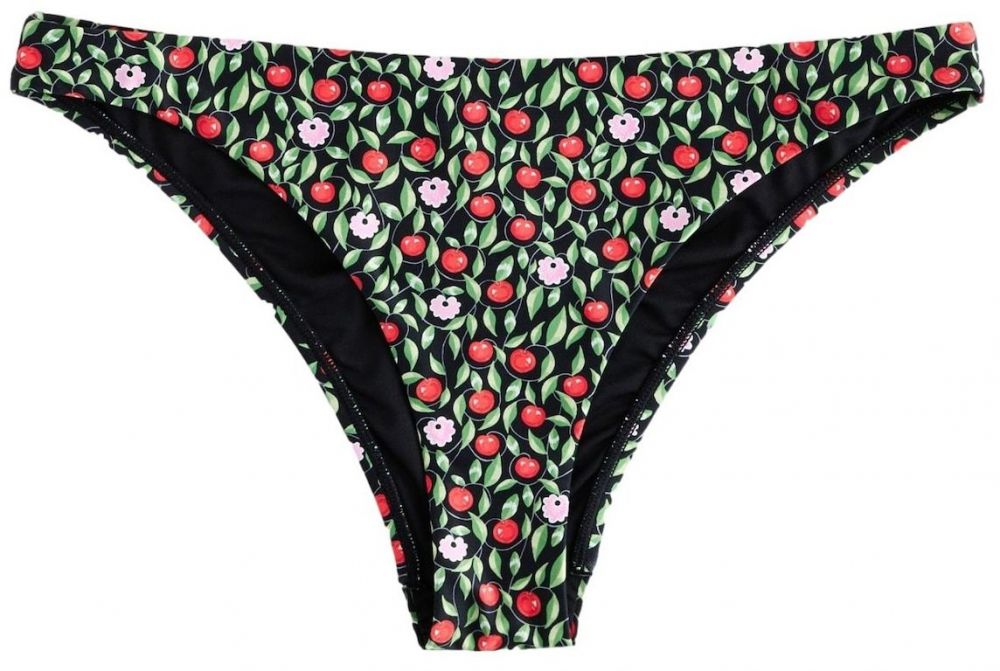 Next Bikinové nohavičky 'Cath Kidston'  zelená / červená / čierna