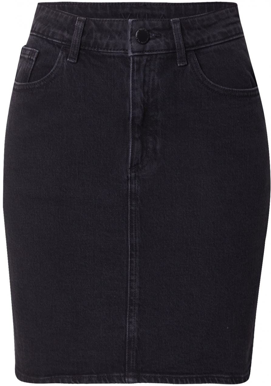 VILA Sukňa 'VIKaja'  čierny denim