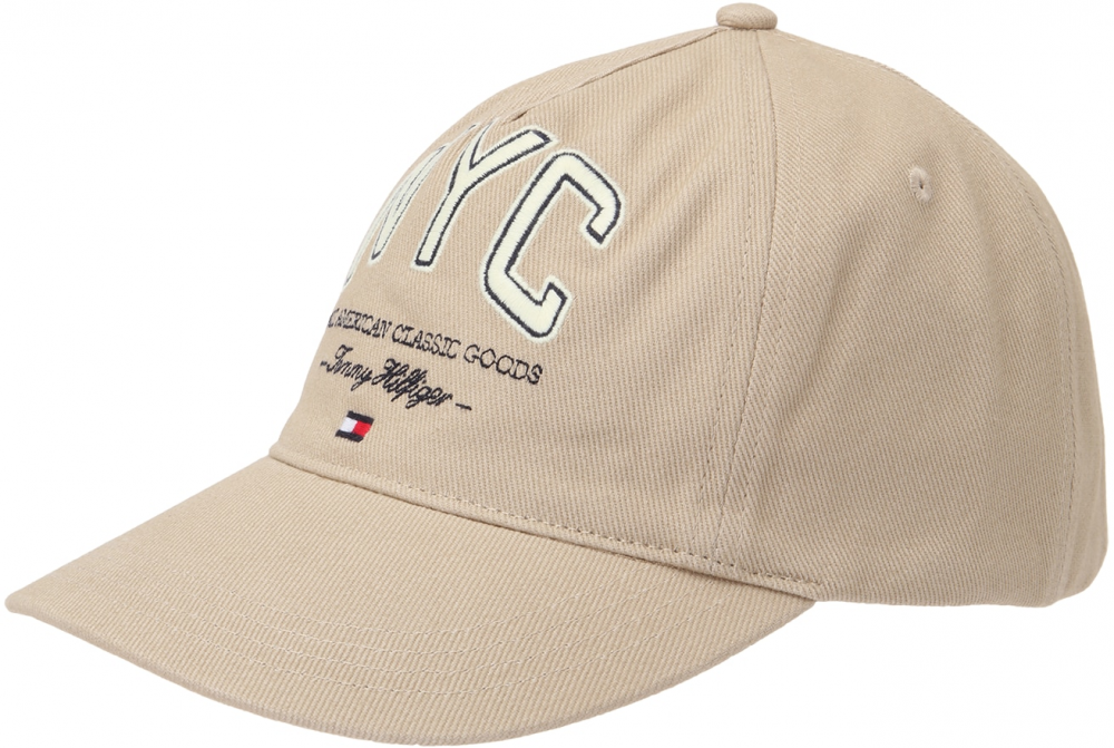 TOMMY HILFIGER Čiapka  slonová kosť / kaki / čierna