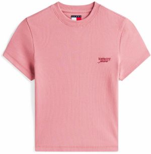 Tommy Jeans Tričko  ružová / purpurová
