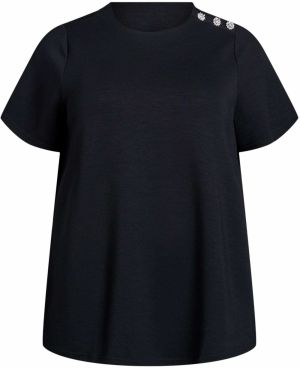 Zizzi Blúzka 'Eingrid'  čierna