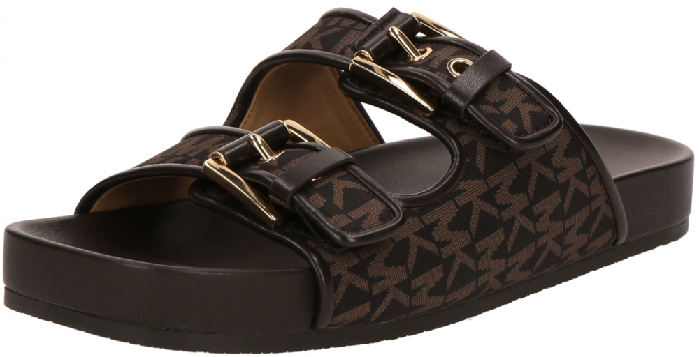 MICHAEL Michael Kors Šľapky 'BYERS'  čokoládová / tmavohnedá