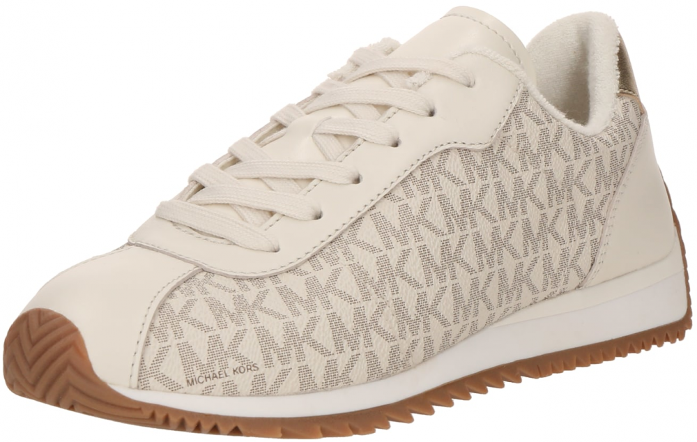 MICHAEL Michael Kors Nízke tenisky 'RHODES'  čokoládová / šedobiela