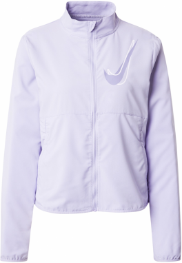 NIKE Športová bunda 'SWSH'  fialová / svetlofialová / biela