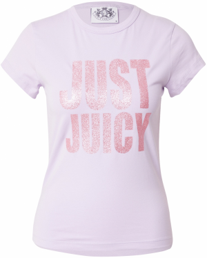 Juicy Couture Tričko 'JUST JUICY HILTON'  orgovánová / ružová