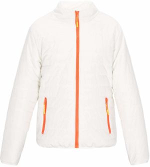 HOMEBASE Zimná bunda  tmavooranžová / biela