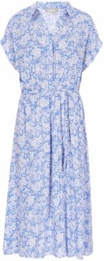 FELIPA Košeľové šaty 'Classic Look'  modrá / biela