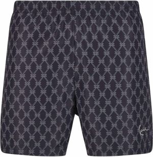 Karl Kani Plavky 'KM251-041-1 Signature Monogram Aop'  tmavomodrá / biela