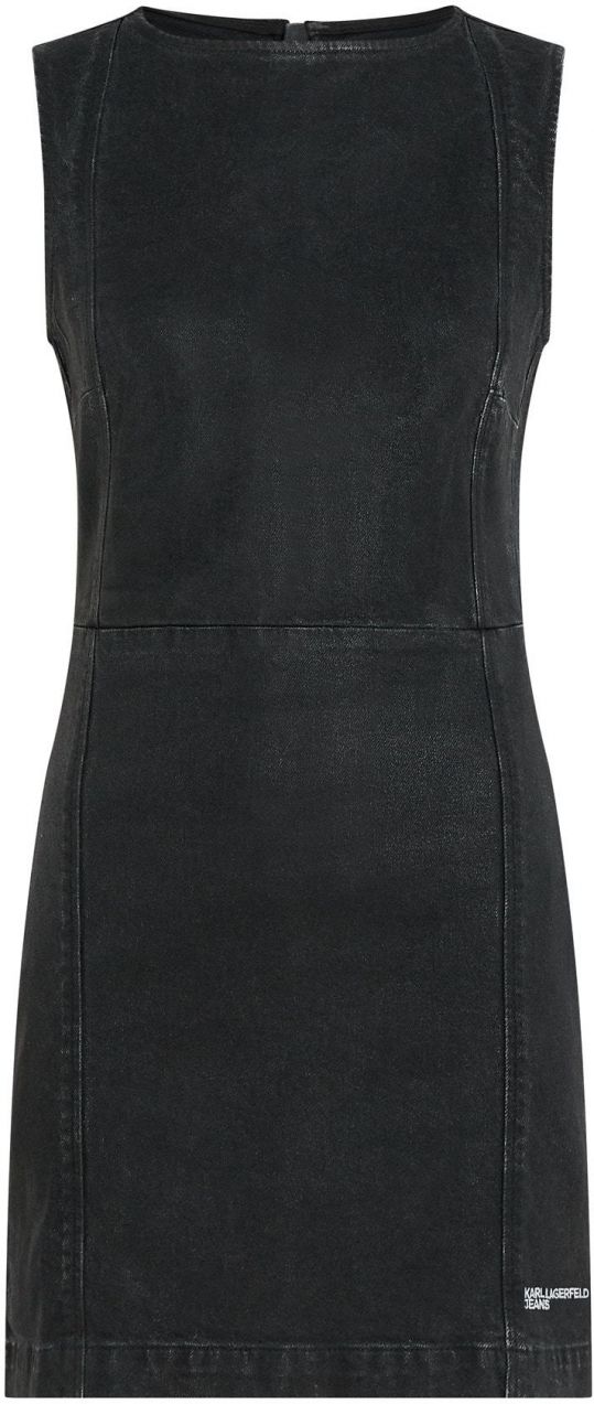 KARL LAGERFELD JEANS Šaty  čierny denim / biela