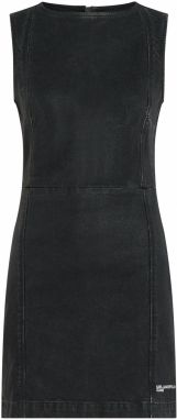 KARL LAGERFELD JEANS Šaty  čierny denim / biela