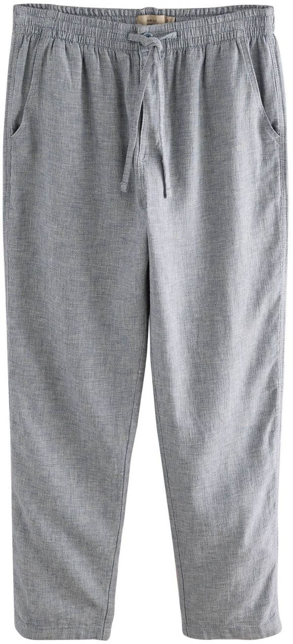 Next Chino nohavice  námornícka modrá / šedobiela