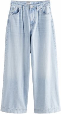 Next Plisované rifle  modrá denim