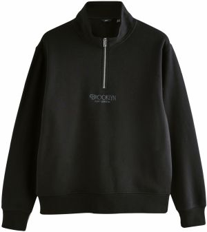 Next Mikina  čadičová / čierna