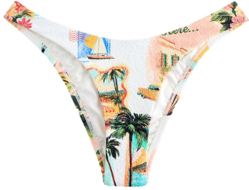 Next Bikinové nohavičky  krémová / modrá / tmavozelená / broskyňová