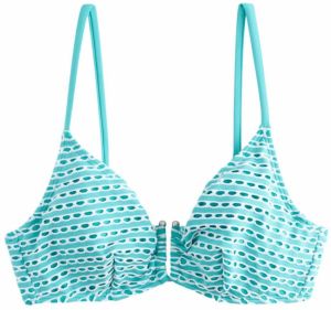 Next Bikinový top  svetlomodrá / biela