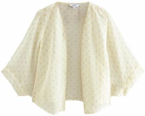 Next Kimono  krémová / zlatá