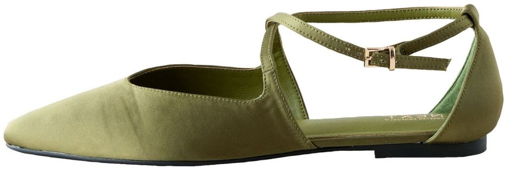 Next Baleríny s ramienkom 'Forever Comfort'  olivová