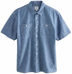Next Košeľa  modrá denim