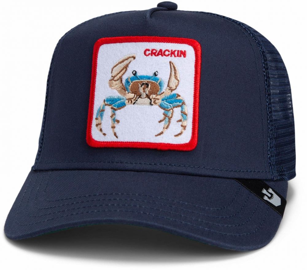 GOORIN Bros. Čiapka 'Team Crab'  modrá / námornícka modrá / červená / biela