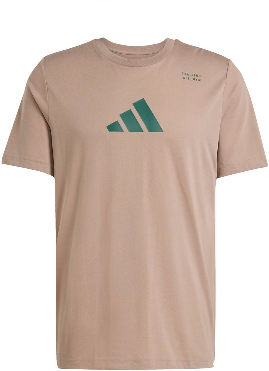 ADIDAS PERFORMANCE Funkčné tričko  kapučíno / jedľová