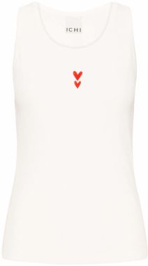 ICHI Top 'ICHXNOELLE'  svetlobéžová / červená