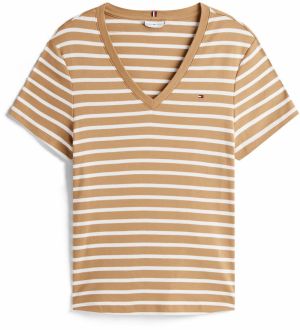 Tommy Hilfiger Curve Tričko  brokátová / biela
