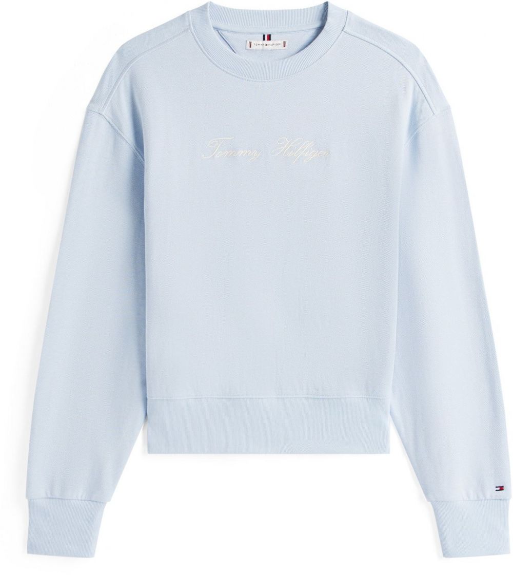 TOMMY HILFIGER Mikina  svetlomodrá / biela