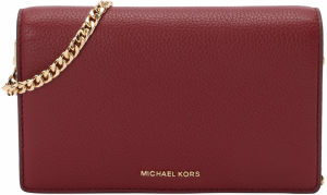 MICHAEL Michael Kors Listová kabelka  zlatá / farba lesného ovocia
