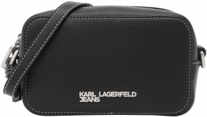 KARL LAGERFELD JEANS Taška cez rameno  čierna