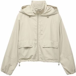 Pull&Bear Prechodná bunda  kaki