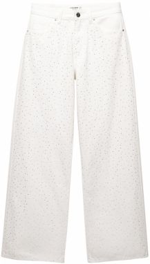 Pull&Bear Džínsy  biely denim