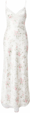 Gina Tricot Šaty  jedľová / ružová / biela