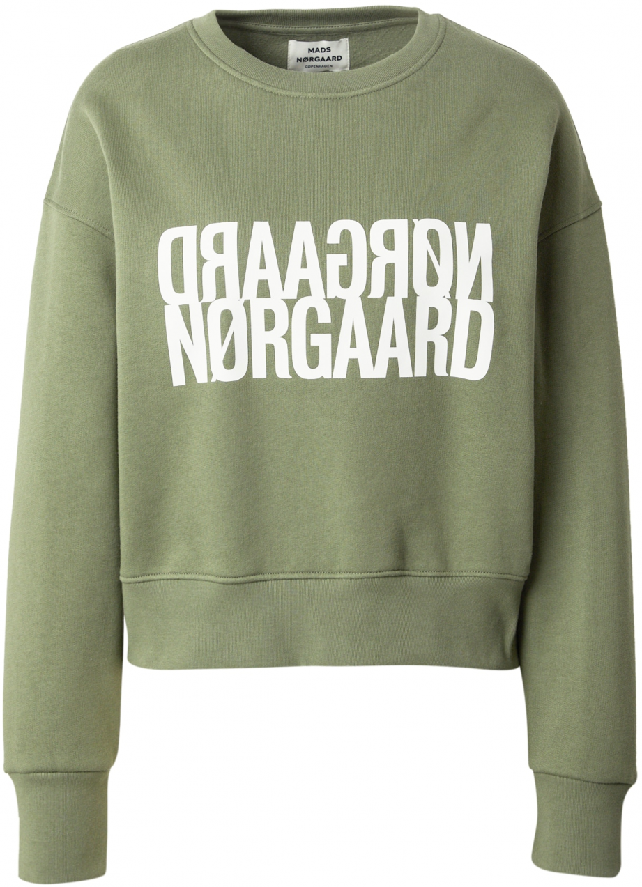 MADS NORGAARD COPENHAGEN Mikina 'Tilvina'  kaki / biela
