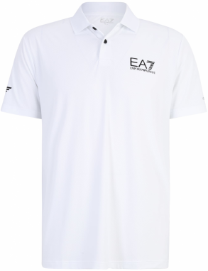 EA7 Emporio Armani Tričko  čierna / biela