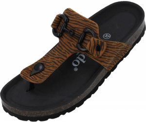 Palado Žabky 'Kos'  hnedá / čierna