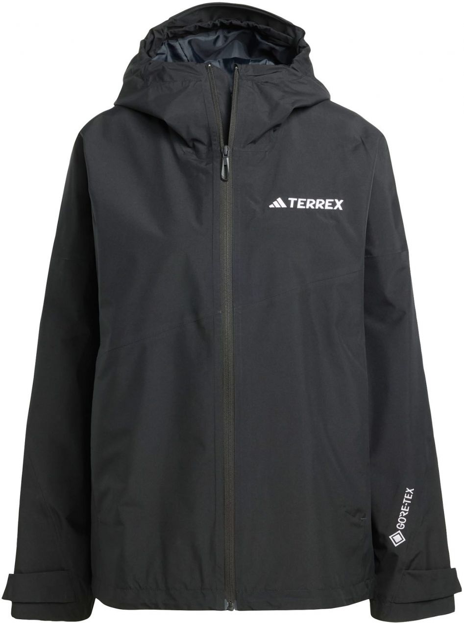 ADIDAS TERREX Outdoorová bunda 'Xperior'  čierna / biela