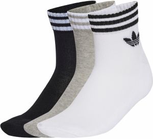 ADIDAS ORIGINALS Ponožky  sivá melírovaná / čierna / biela