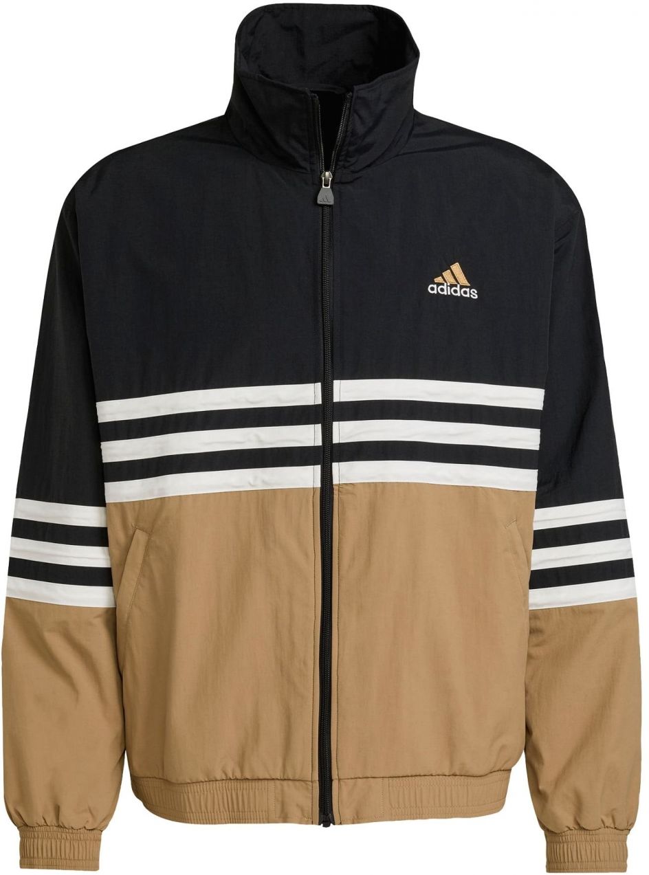 ADIDAS ORIGINALS Prechodná bunda 'Archive'  hnedá / čierna / biela
