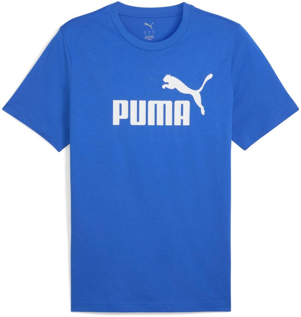 PUMA Funkčné tričko 'Ess No.1'  modrá / biela