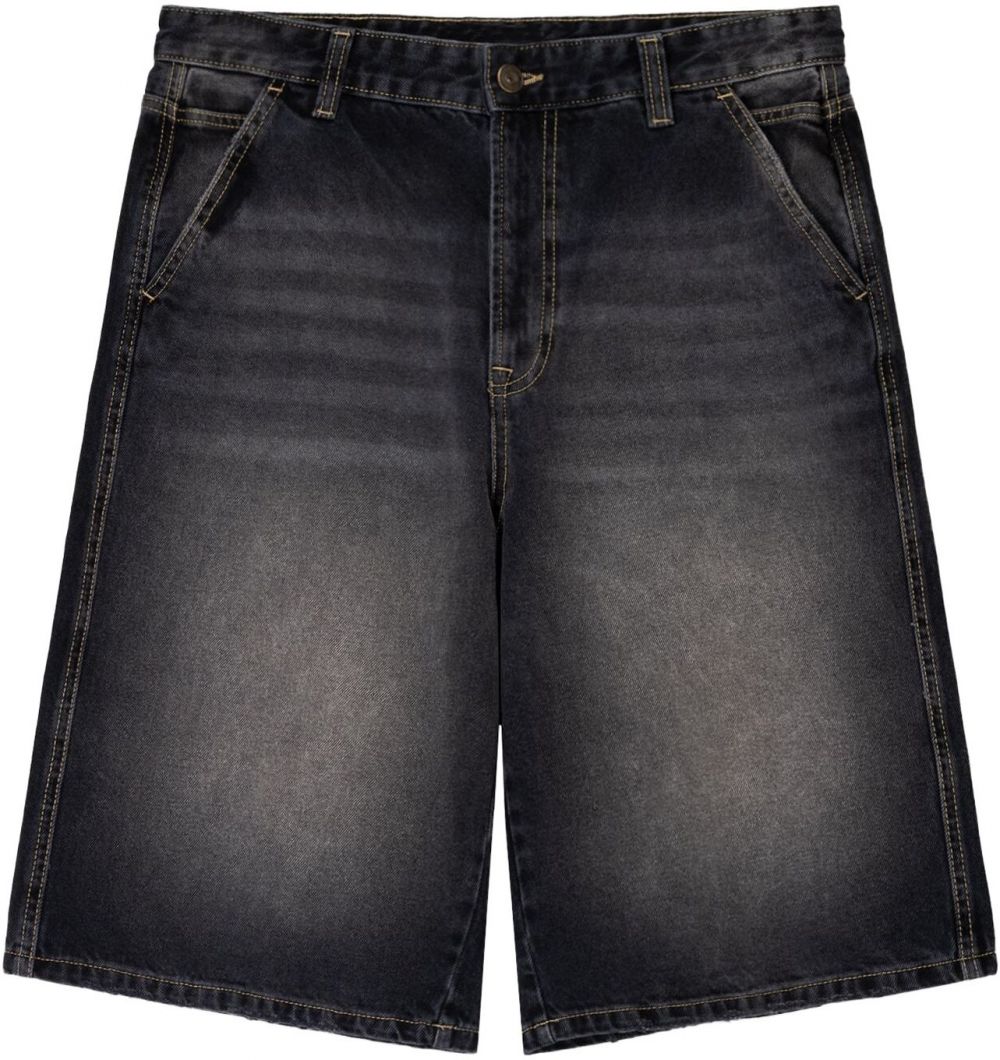 Bershka Džínsy  čierny denim